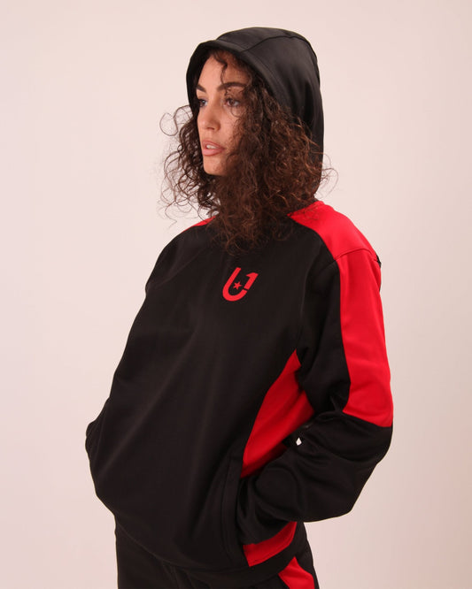 "Casual style presentation of UNIFY Women's Track Pants, demonstrating their stylish fit and everyday wearability."