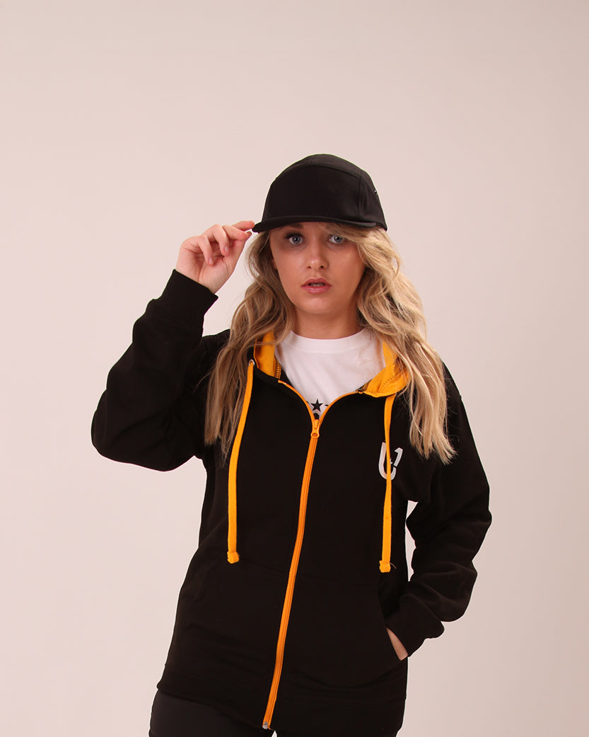 unify skater hat black womens cap