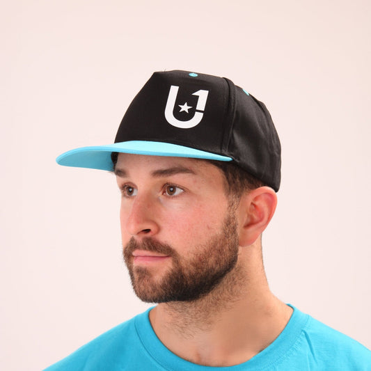 blue u1 unify baseball hat with the branded U1 logo for a fresh style look