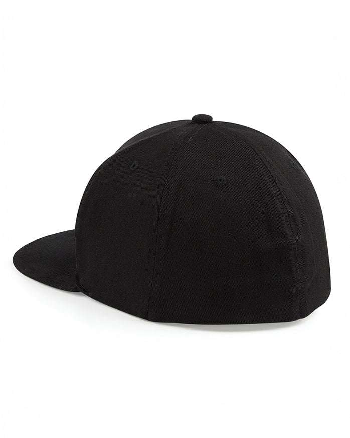 back view of unify u1 black baseball cap